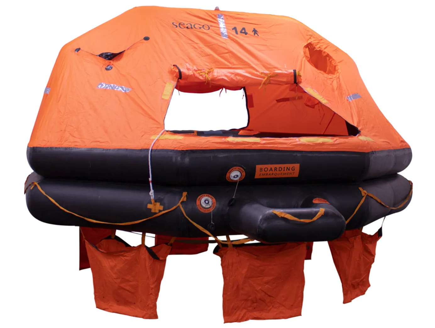 Seago Sea Master Plus ISO 9650-1 Liferaft - Valise or Container - 6 Sizes - 18 Year Warranty