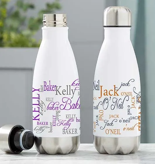 Signature Style Personalized Insulated Water Bottle