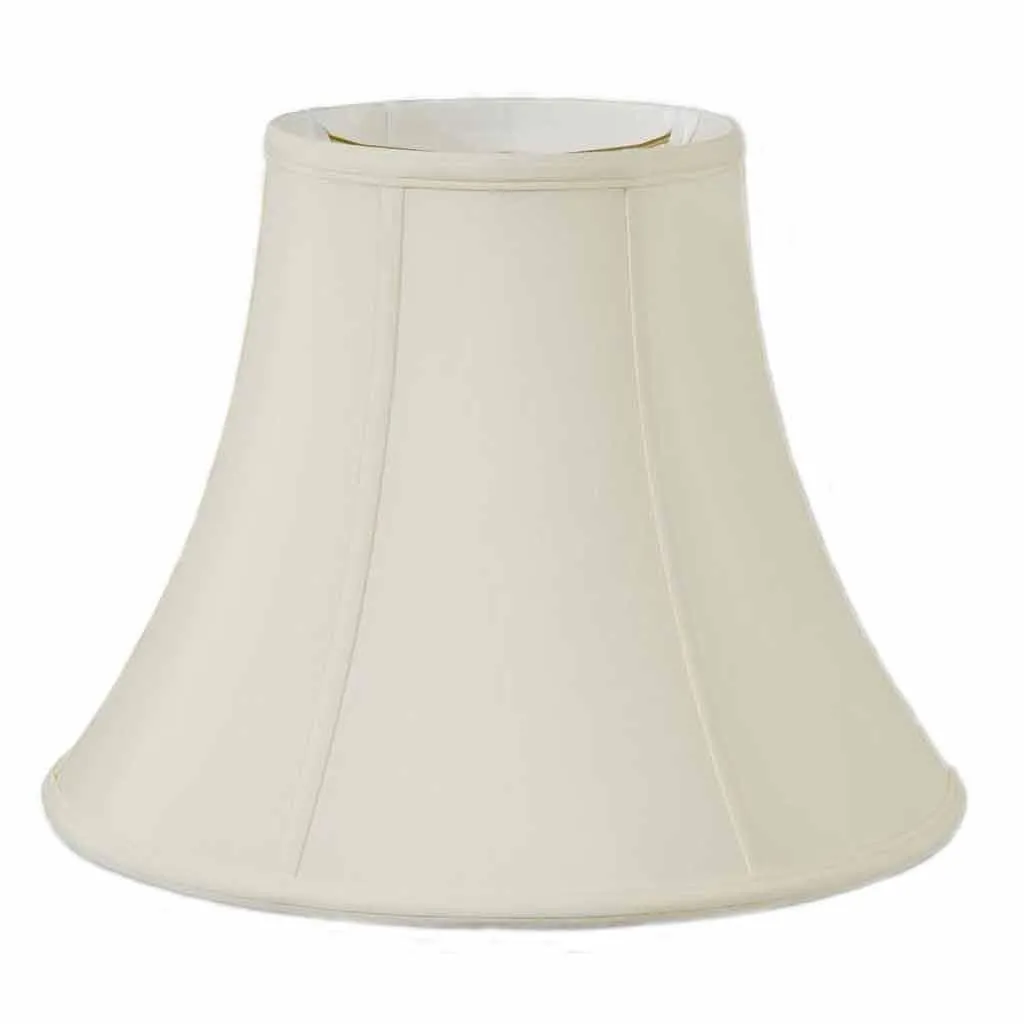 Silk Bell Lamp Shades, 8x16x11, Eggshell