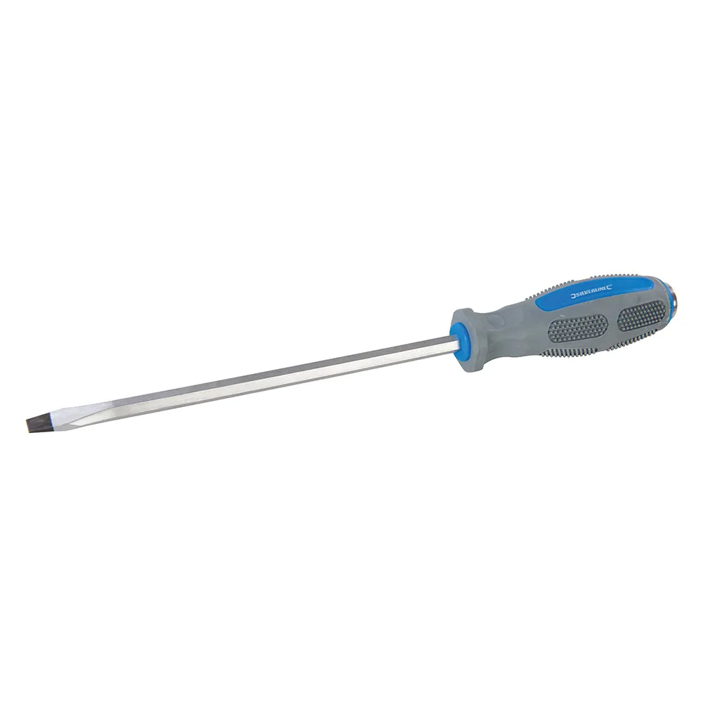 Silverline 616477 Hammer-Through Screwdriver Slotted 8 x 200mm