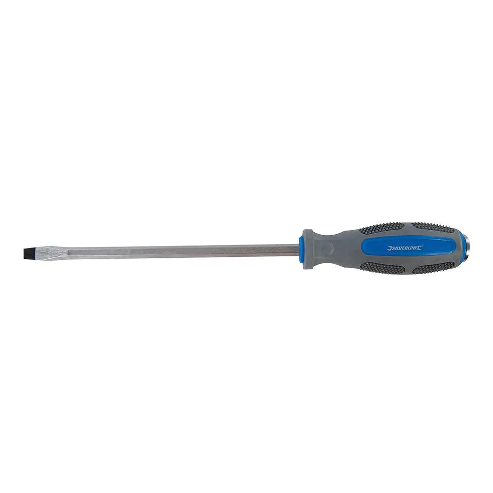 Silverline 616477 Hammer-Through Screwdriver Slotted 8 x 200mm