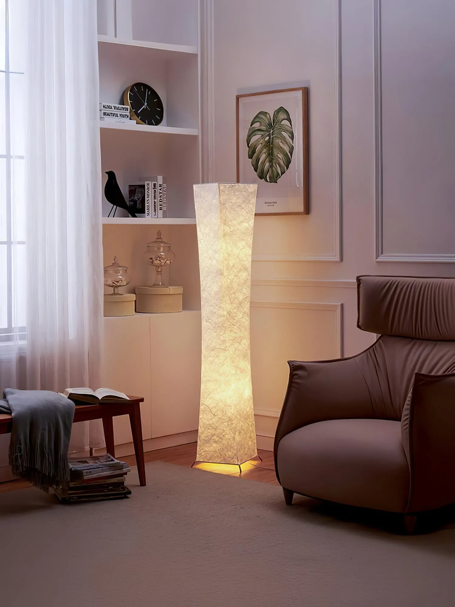 Slim Waist Tower Floor Lamp