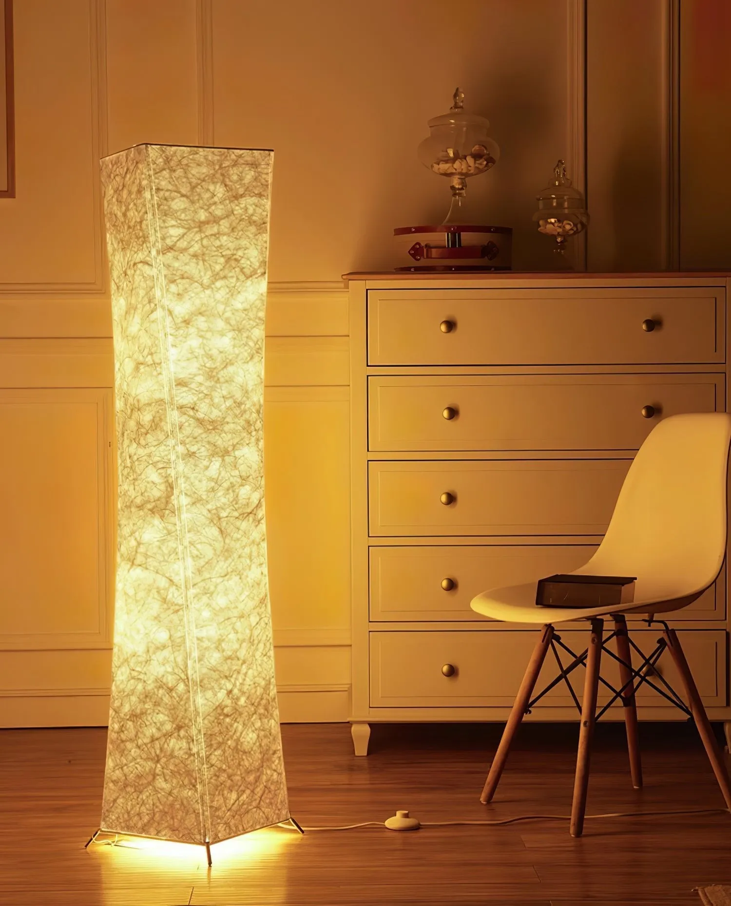 Slim Waist Tower Floor Lamp