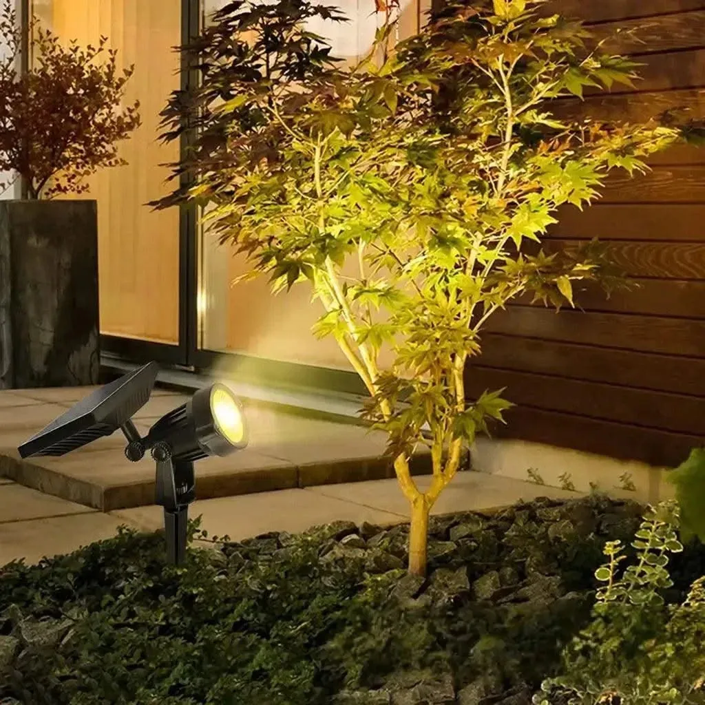 Solar Focus Light LED Decoration Lamp For Outdoor , Garden , Lawn , Patio ( 5W, Warm )