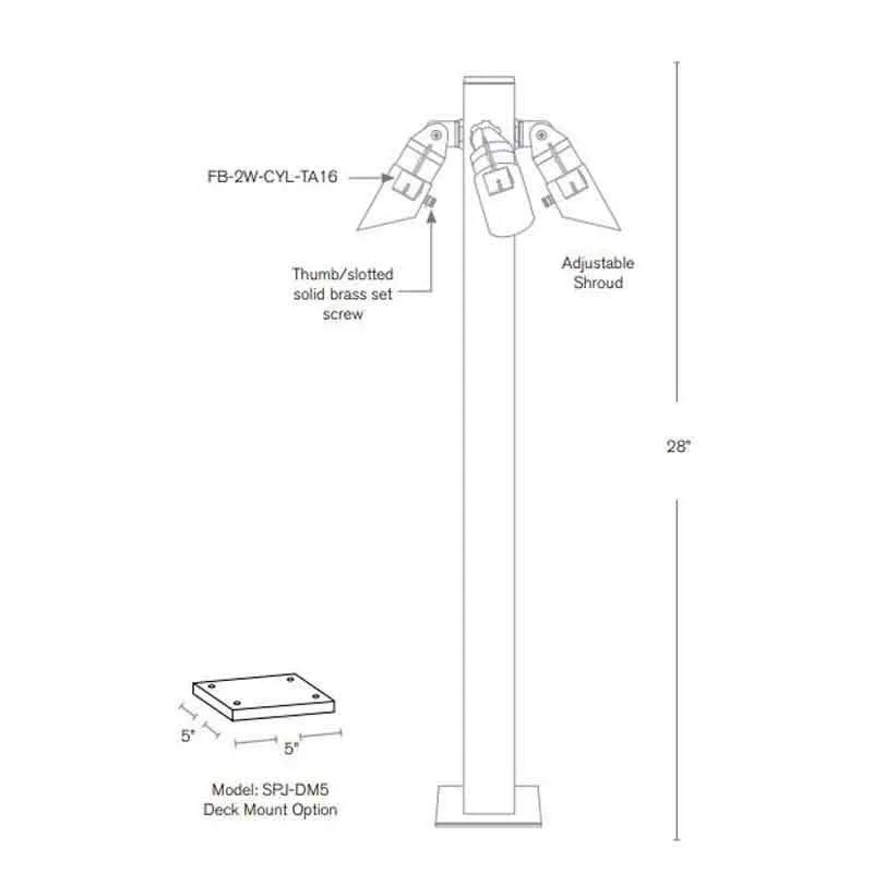 SPJ Lighting SPJ-21D 2W LED Pathlight 12V