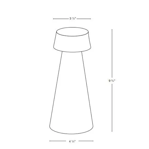 SPJ Lighting SPJ-BRCPL 2W Rechargeable Patio-Deck Light