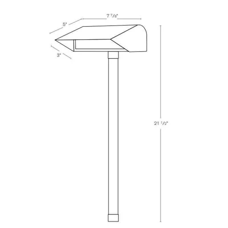 SPJ Lighting SPJ-CL8 2W LED Contemporary Pathlight