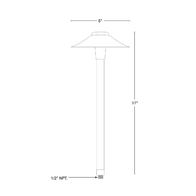 SPJ SPJ-JB100 17" Tall LED Outdoor Path Light