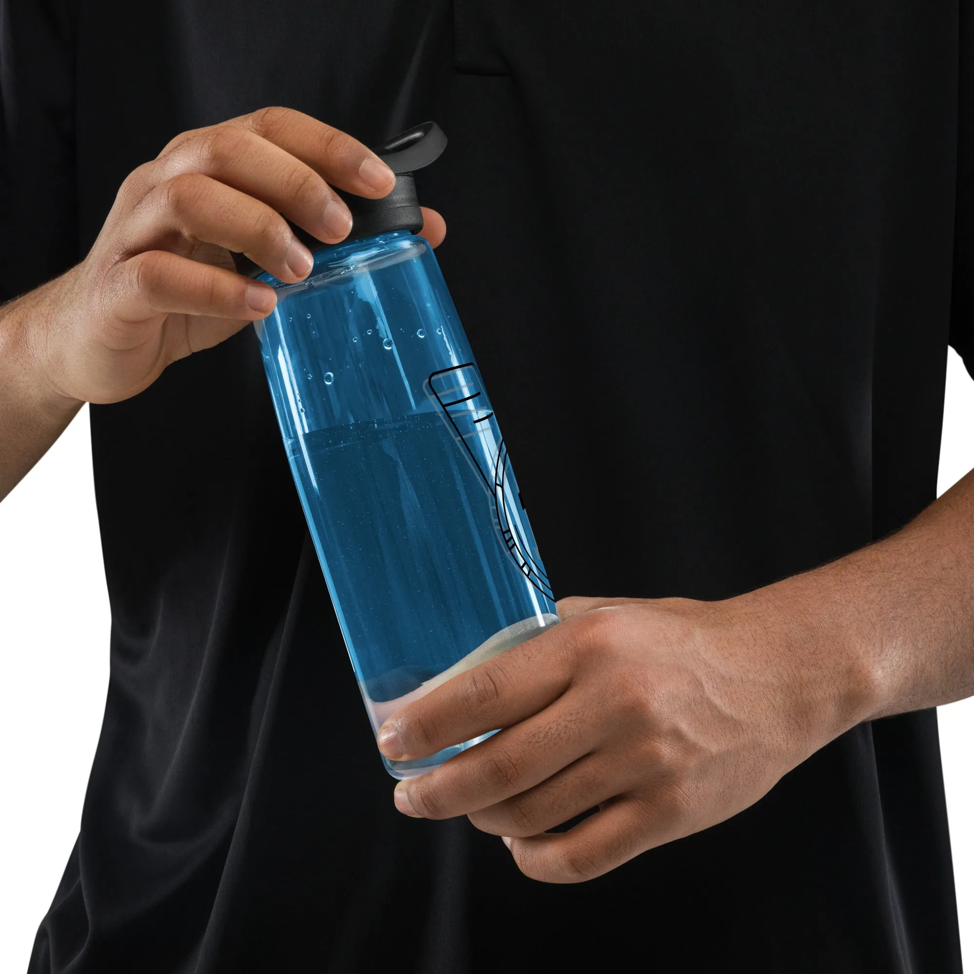 Sports water bottle