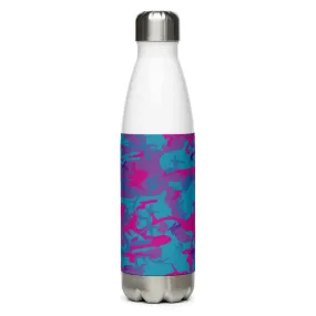 Stainless Steel Water Bottle Teal, Purple and Hot Pink