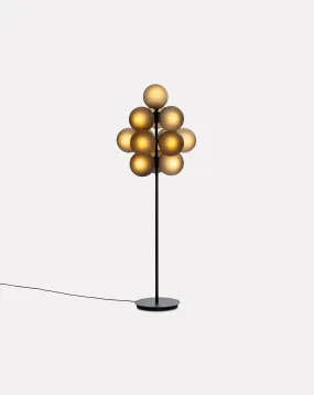 Stellar Grape Smokey Grey Floor Lamp Tall