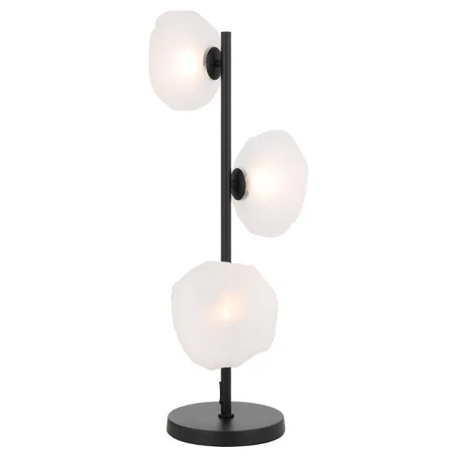 Telbix Zecca Table Lamp G9 Black Frost