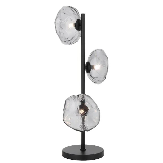 Telbix Zecca Table Lamp G9 Black Smoke