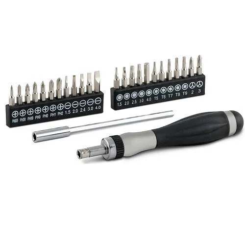 Titan Tools 16092 26 Piece Ratcheting Precision Screwdriver