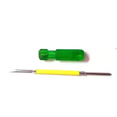 Toolkit Combo - 5 Blades Combination Screwdriver Set with Tester   2-in-1 Screwdriver (Philips and Slotted Head)