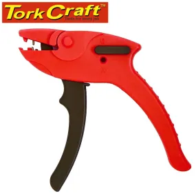 TORK CRAFT WIRE STRIPPER PISTOL GRIP 0.2 - 6.0MM RND CABLE  WITH 3.0MM WIRE CUTTE TCWS301