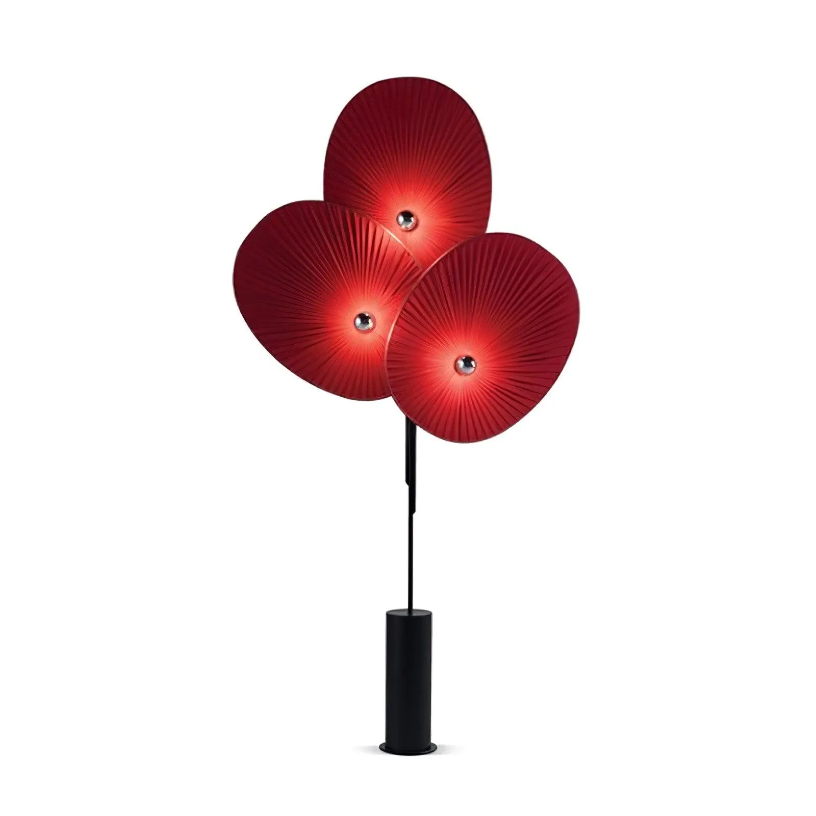 Triple Floral Floor Lamp