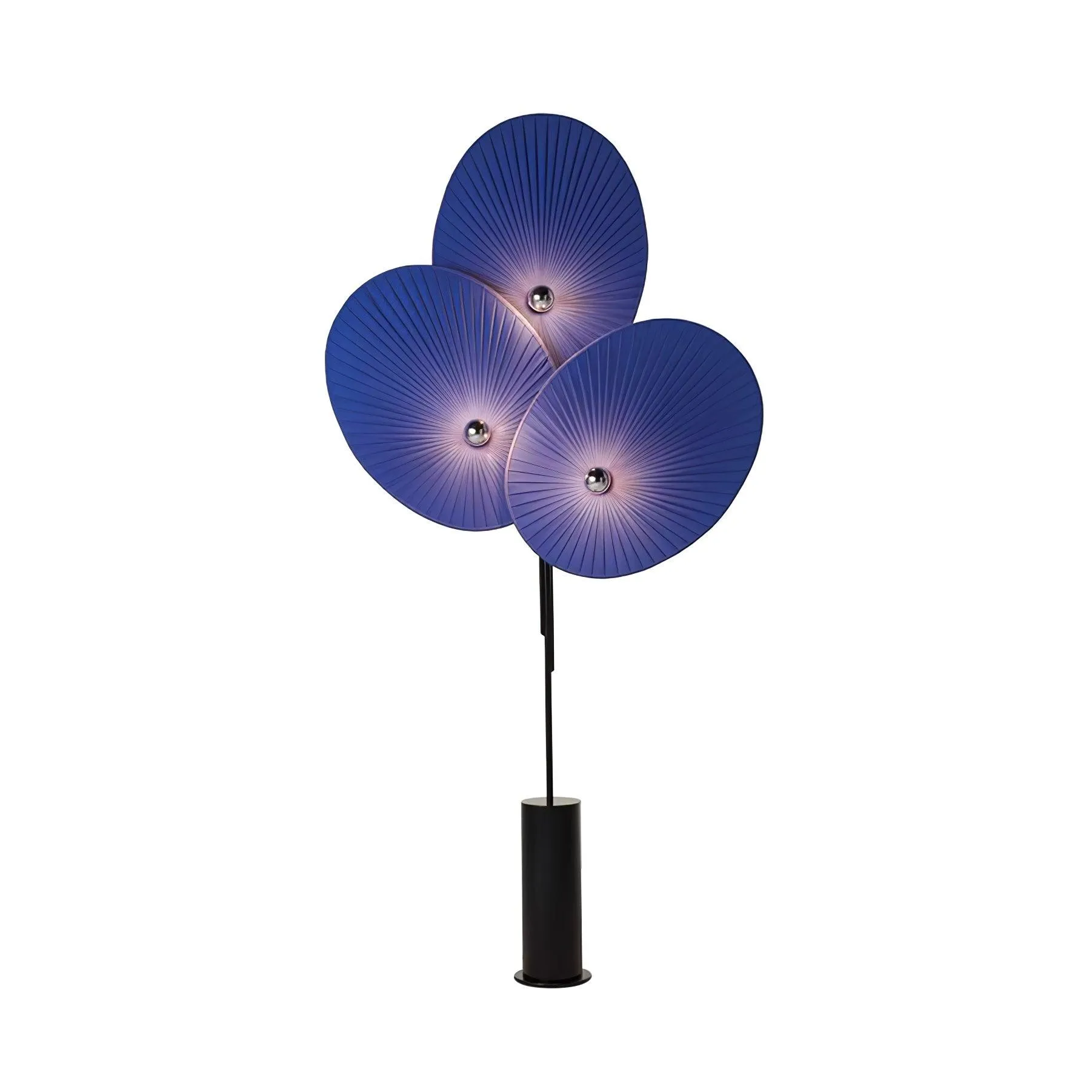 Triple Floral Floor Lamp