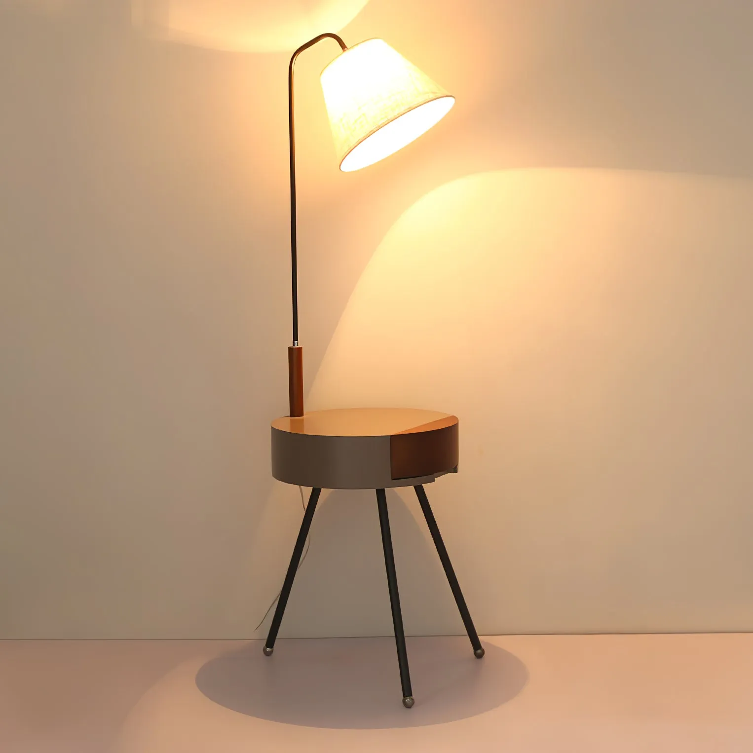 Tripod Fabric Floor Lamp