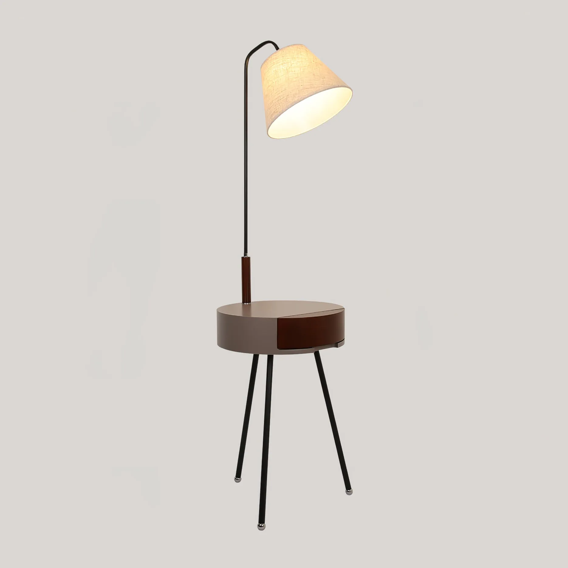 Tripod Fabric Floor Lamp