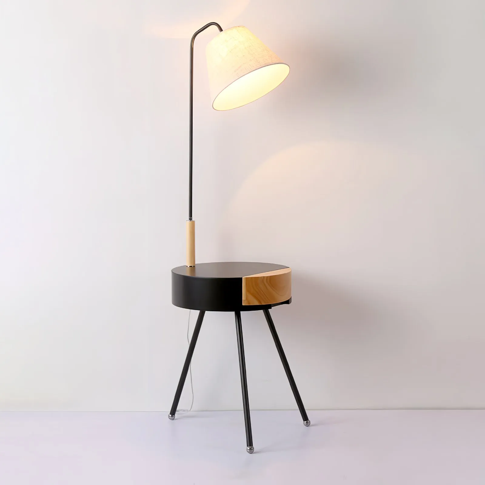 Tripod Fabric Floor Lamp