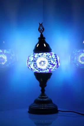 Turkish Moroccan Mosaic Glass Lamp