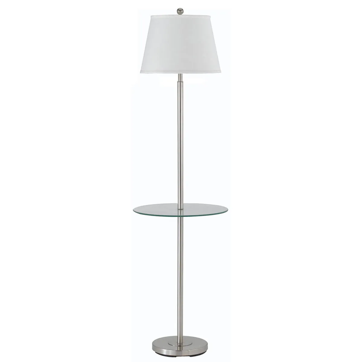 Uni-Pack 1-Light Floor Lamp in Brushed Steel