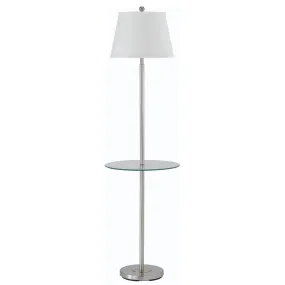 Uni-Pack 1-Light Floor Lamp in Brushed Steel