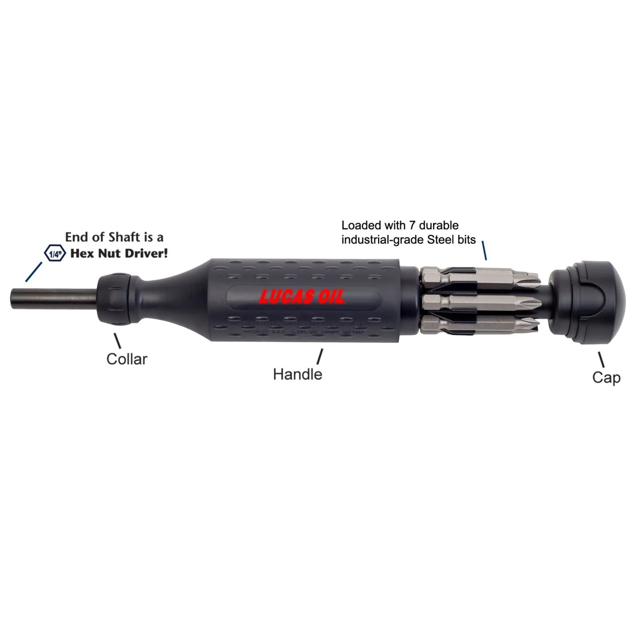 USA 8-in-1 Multi Bit Screwdriver  - #400199