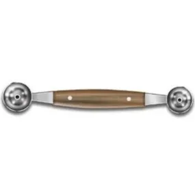 VICTORINOX POTATO/MELON BALLER WITH 2 SCOOPS, WOODEN HANDLE