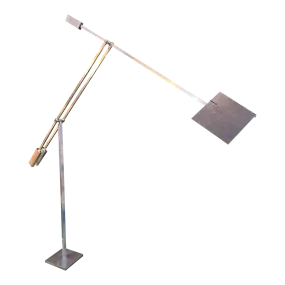 Vintage Italian ''Giraffa''Floor Lamp by Angelo Brotto for Esperia 1970