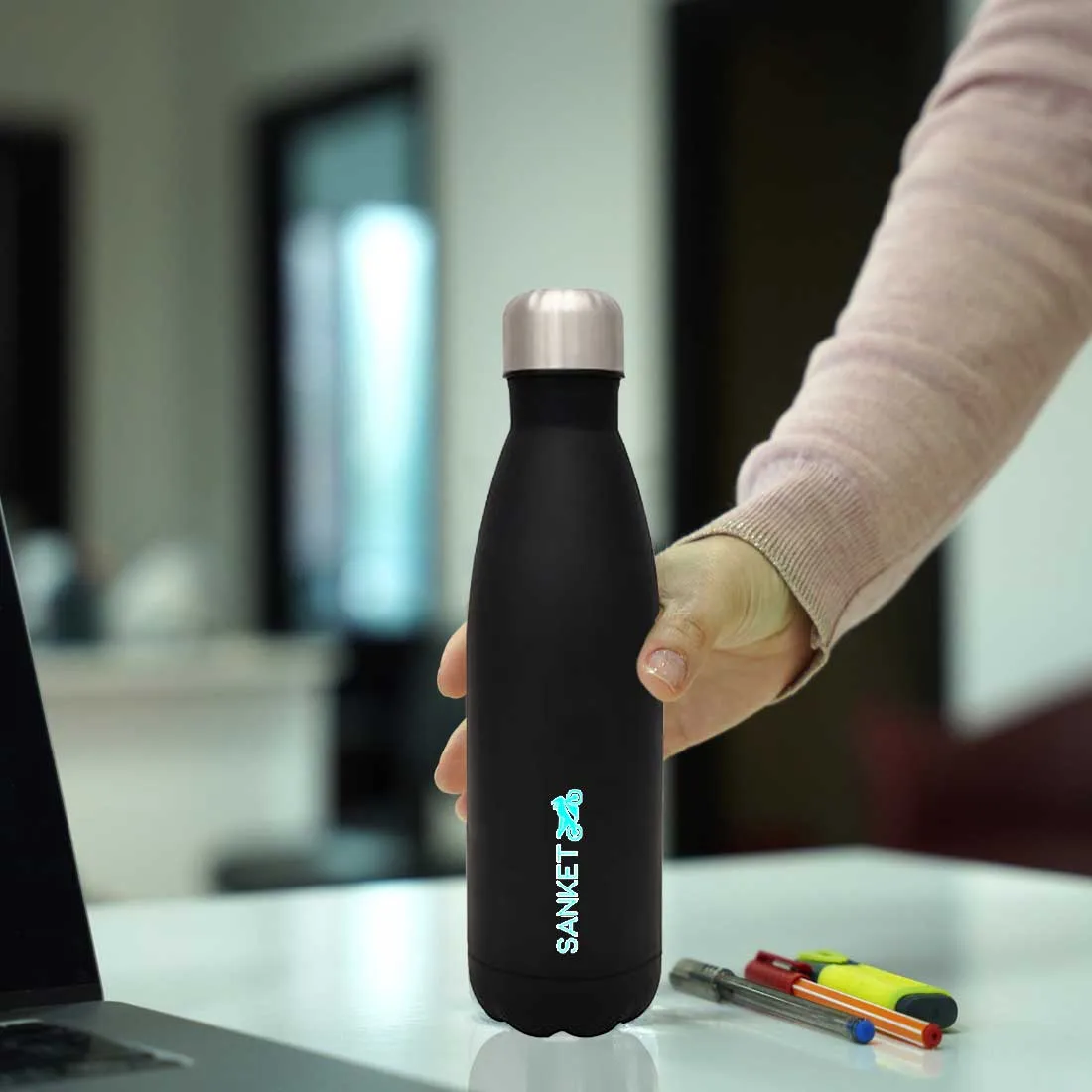 Water Bottles for Students - Customized Stainless Steel Insulated Water Bottle 500ml