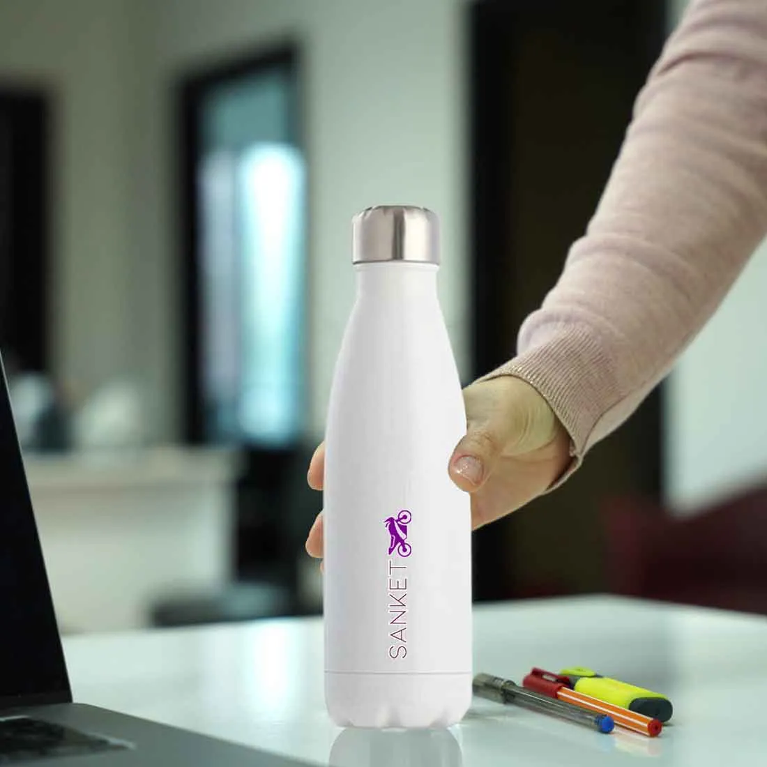 Water Bottles for Students - Customized Stainless Steel Insulated Water Bottle 500ml