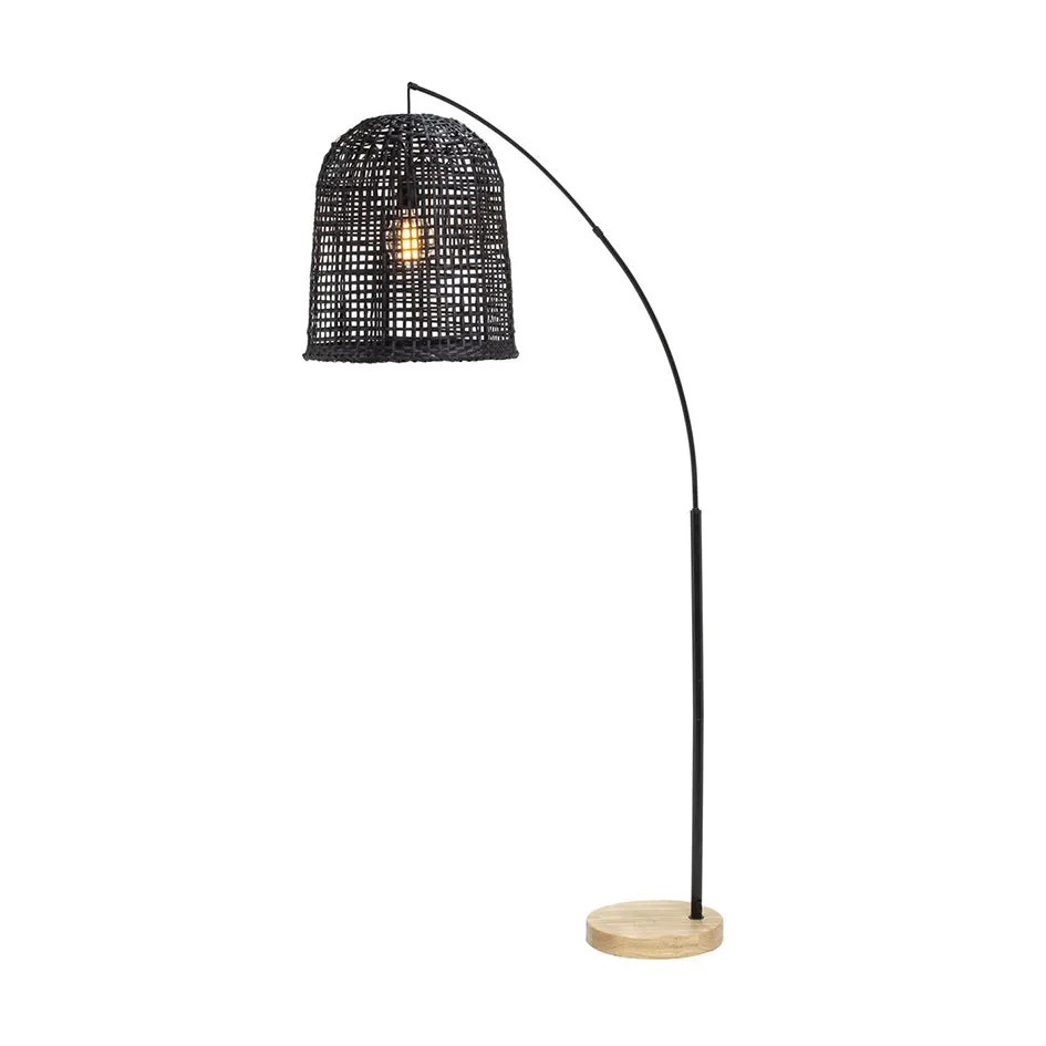 Weave Floor Lamp in Black