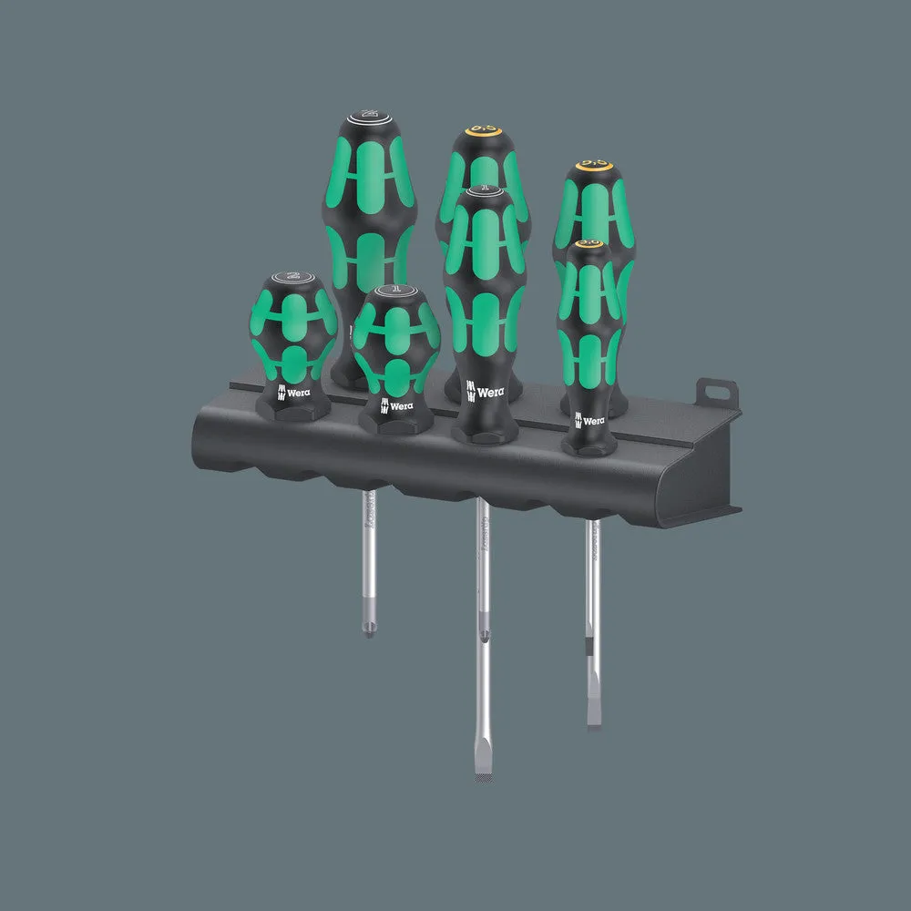 Wera 008901 7pc 300/7 Mix 2 Kraftform Screwdriver Set, PZ/SL