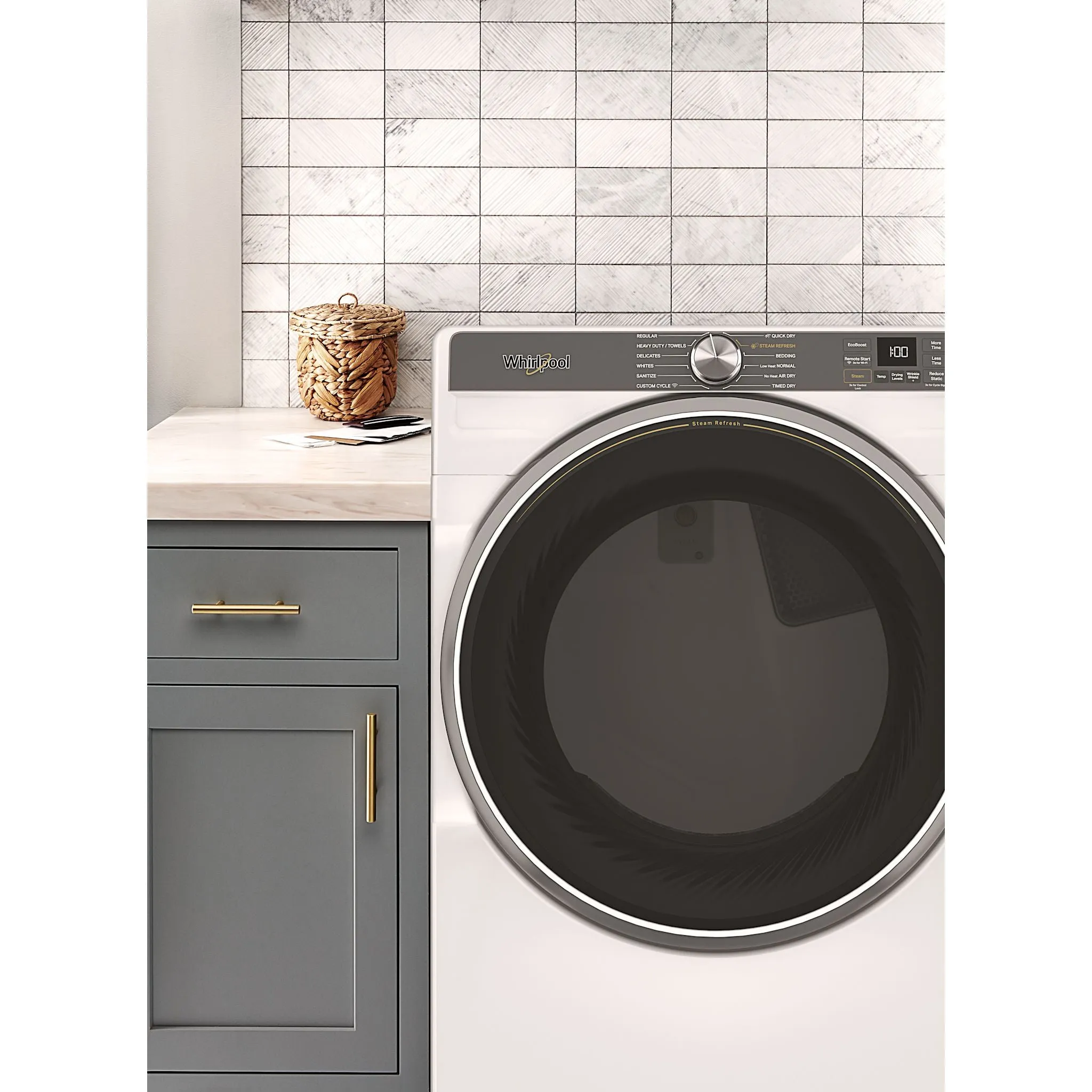 Whirlpool Front Load Dryer (WGD6720RW) - White