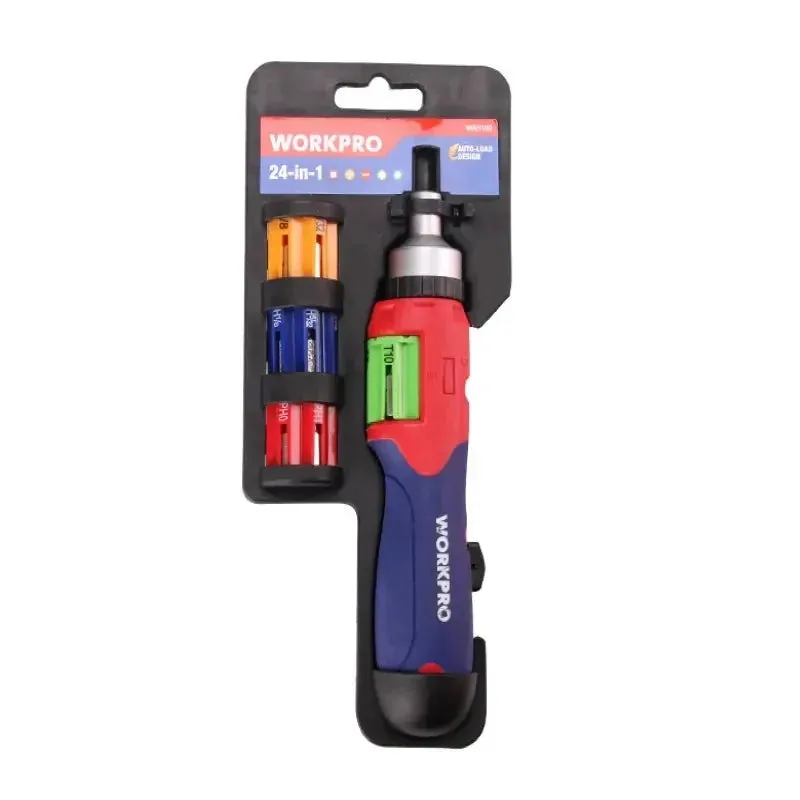 WORKPRO 24 in 1 Auto Loading Screwdriver Repair Tool Kits Multi Bits Sets Phillips Torx Hex W021180