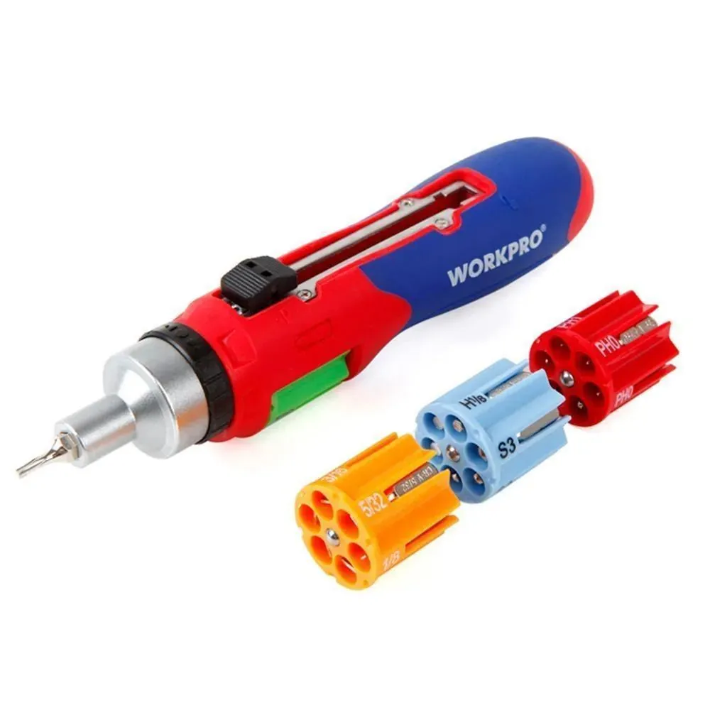 WORKPRO 24 in 1 Auto Loading Screwdriver Repair Tool Kits Multi Bits Sets Phillips Torx Hex W021180