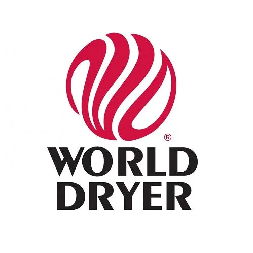 WORLD DRYER® J-162A3 Airforce™ Hand Dryer - Black Epoxy on Aluminum Automatic Surface-Mounted High Speed