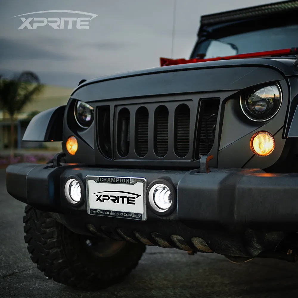 Xprite 4" LED Fog Light Dodge Magnum (2005-2008) Explore Series