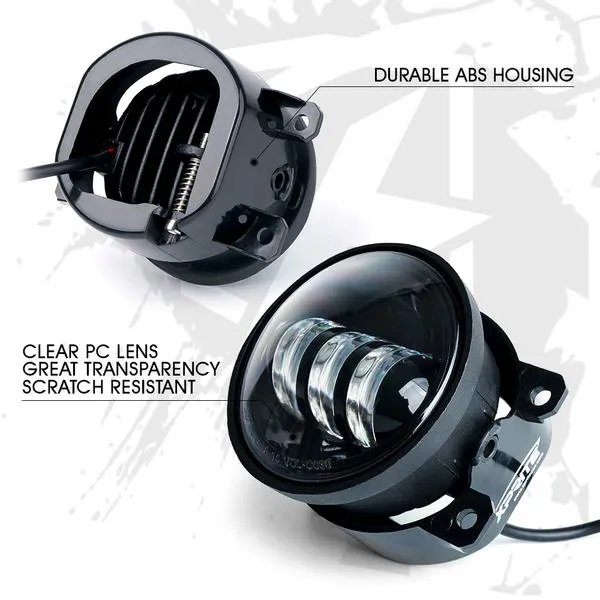 Xprite LED Fog Lights Subaru Impreza (12-16) WRX/STi (15-18) OverCast Series 4" 60W CREE