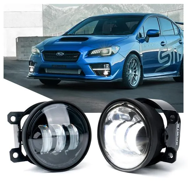 Xprite LED Fog Lights Subaru Impreza (12-16) WRX/STi (15-18) OverCast Series 4" 60W CREE