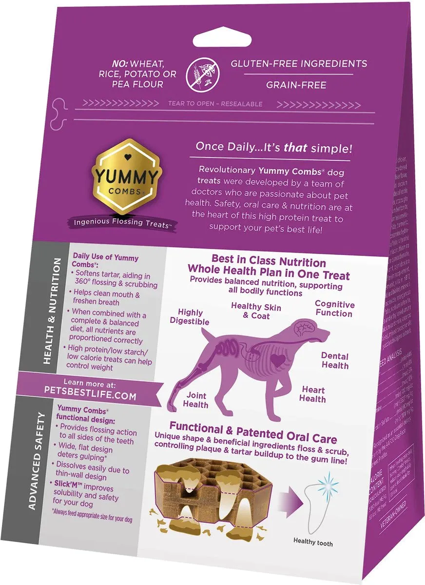 Yummy Combs Dental Treats for Small Adult Dogs