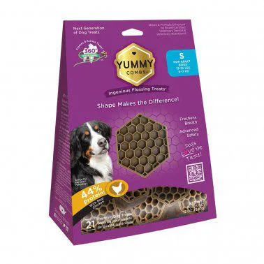 Yummy Combs Dental Treats for Small Adult Dogs