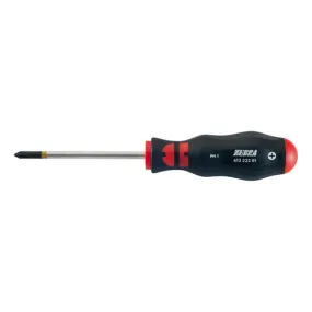 ZEBRA Phillips Head Screwdriver - Round Blade - PH1 x 80mm Long